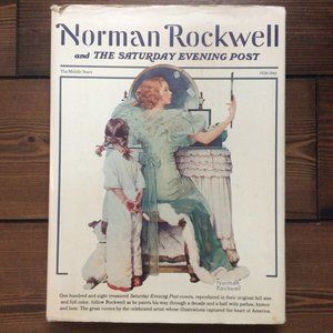 Vintage Norman Rockwell and the Saturday Evening Post Art Book/Coffee Table Book
